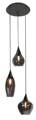 Highlight Hanglamp Cambio 3 lichts Ø 30 cm zwart