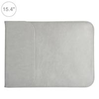 15 4 inch PU + nylon laptop tas Case Sleeve notebook draagtas voor MacBook Samsung Xiaomi Lenovo Sony DELL ASUS HP (grijs) - thumbnail