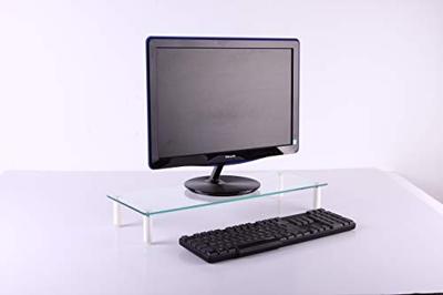 Neomounts nsmonitor10 lcd/crt monitor standard/lifter, 25 kg max, transparant modern desi