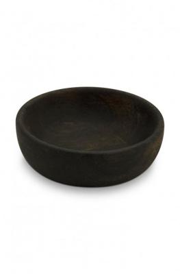 Vt wonen Bowl mango wood mini black 8x2.5 cm