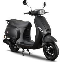 Senzo RivaLux S Matzwart - Verbrandingsmotor Scooter - thumbnail