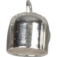 Creativ Company Eindkap, d 8 mm, verzilverd, 50 stuk/ 1 doos - thumbnail