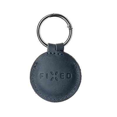 FIXED Leather Case for AirTag blue