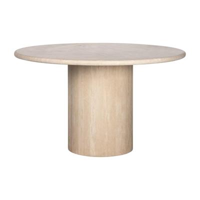 Richmond Ronde Eettafel 'Renaissance' Travertin, 130cm