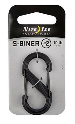 NITE Ize NI-SB2-03-11 Karabijn S-Biner Gr. 2 50 mm x 22 mm 1 stuk(s) - thumbnail