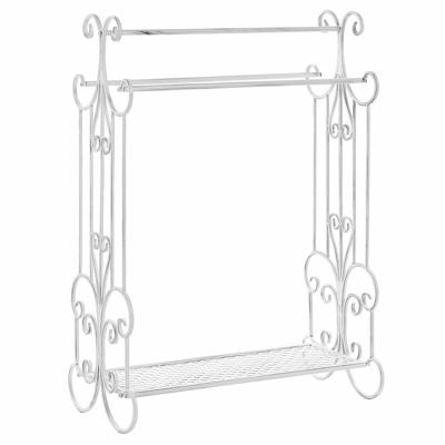 Beliani - GLADIS - Handdoekrek - Wit - IJzer