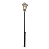 Vloerlamp Benu groot met gegalvaniseerd armatuur - thumbnail