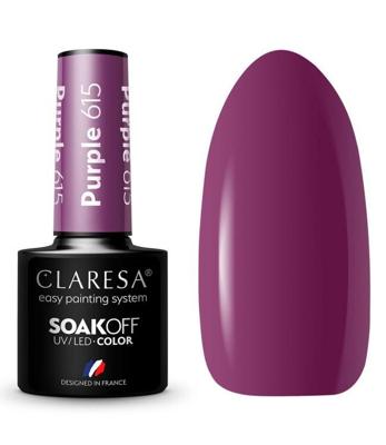 Claresa uv/led gellak 5ml purple 615 quiet forest