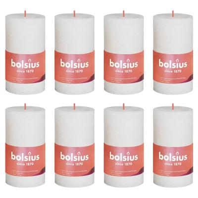 Bolsius rustiek stompkaars 100/50 soft pearl a8