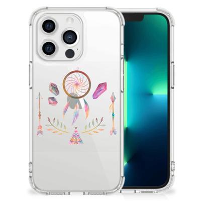 Apple iPhone 13 Pro Stevig | Bumper Hoesje | Boho Dreamcatcher