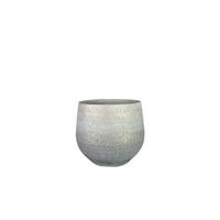 Bloempot Noor Metallic Grey Ø27cm - thumbnail