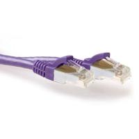 ACT CAT6A SFTP 50cm paars - thumbnail