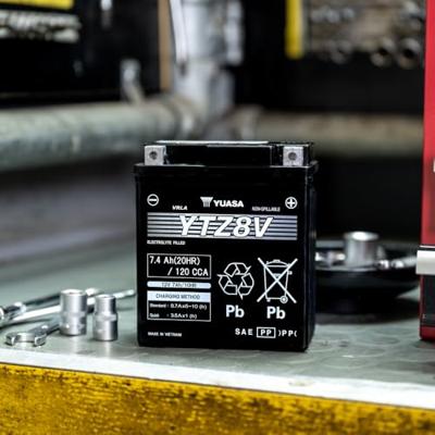YUASA batterij "ytz8v". battery ytz8v agm