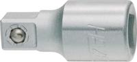 HAZET Verlengstuk 867-1 · 1/4 inch (6,3 mm) vierkant hol · 1/4 inch (6,3 mm) vierkant massief · Lengte: 25 mm - thumbnail
