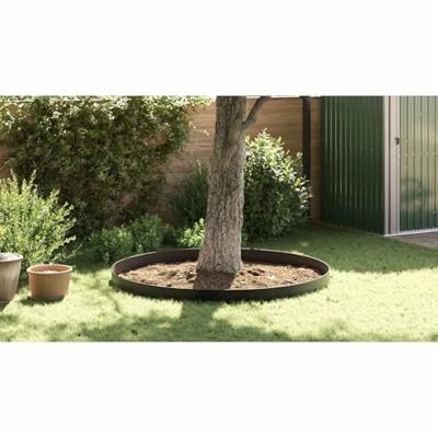 VidaXL Worteldoek zwart 0,7 x 3 m polyetheen