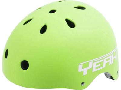Kinderhelm Mat, Groen Confectiemaat: L Hoofdomvang: 58-61 cm Kinderhelm Mat, Groen Confectiemaat: L Hoofdomvang: 58-61 cm
