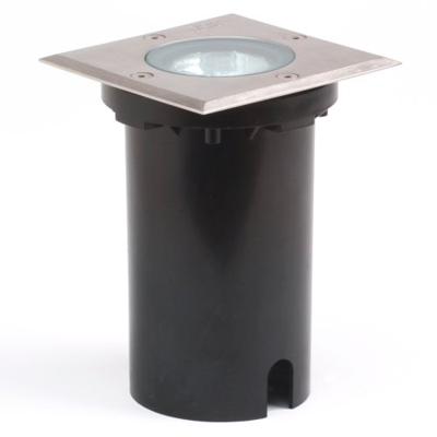 KonstSmide GrondSpot 11cm vierkant RVS - 7608-000