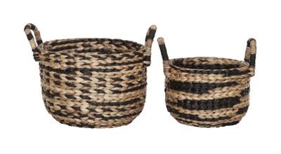 MUST Living Mand 'Basket' Rond, Set van 2 stuks