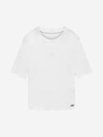 Nik&Nik zomer rib top meisjes - off wit - Sylvia - thumbnail