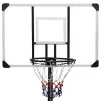 Basketbalstandaard 256-361 cm polycarbonaat transparant - thumbnail
