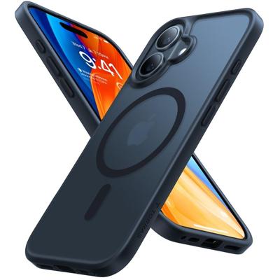 Torras iPhone 16 hoesje - slanke bescherming met MagSafe ondersteuning - Zwart Torras iPhone 16 hoesje - slanke bescherming met MagSafe ondersteuning - Zwart