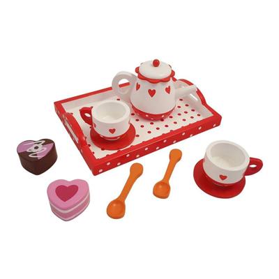 Playwood Theeservies hartjes/stip