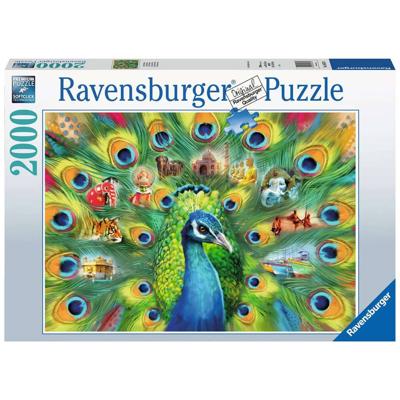 Ravensburger puzzel Land of the Peacock 2000 stukjes