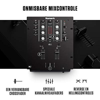 Numark M2 Total Black 2-kanaals scratch mixer