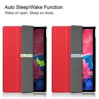 3-Vouw sleepcover hoes - Lenovo Tab P11 / P11 Plus - Rood - thumbnail