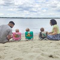 Lift Bright Starts Pop 'N Sit Grijs - thumbnail