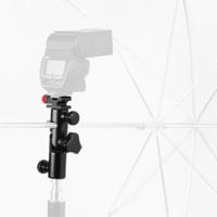 Walimex 17040 Metalen flits- en parapluhouder (voor compacte flitsen en reflex/doorschijnende schermen) - thumbnail
