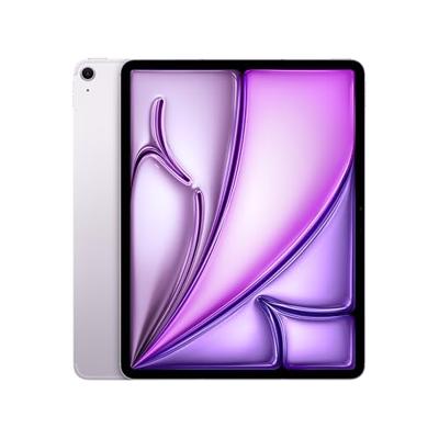 Apple iPad Air 13-inch met M3‑chip: Liquid Retina-display, 128 GB, 12‑MP camera aan de voor -en achterkant, wifi 6E + 5G mobiel internet, gemaakt voor Apple Intelligence, Touch ID – Paars