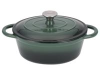 SILVERCREST Gietijzeren pan 25 cm 3 L (Groen) - thumbnail