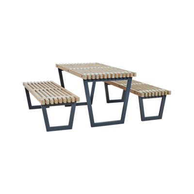 Moderne Tuinset Siesta Zwart Metaal Moderne Tuinset Siesta Zwart Metaal