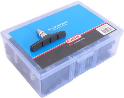 Elvedes Remblokken v-brake 72 x 15 mm zwart 50 stuks