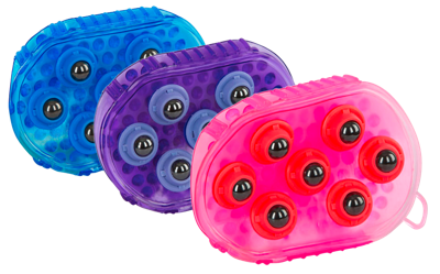 Borstel magneet massage blauw