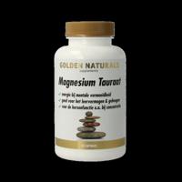 Golden Naturals Magnesium tauraat 90 Vegetarische capsules - thumbnail