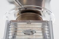 Zwarte elektrische terrasverwarmer 12000 watt - thumbnail