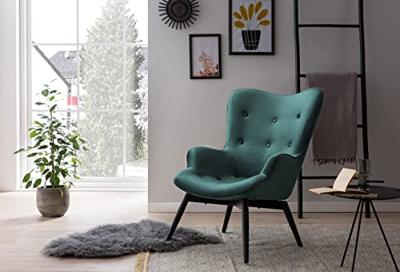 Artistiq Fauteuil 'Anderson', Velvet, kleur Groen