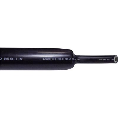 CellPack 127416 Krimpkous met lijm Zwart 8 mm 2 mm Krimpverhouding:3:1 1 stuk(s)