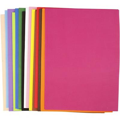 Creativ Company Foam vellen, a3, vel 297x420 mm, dikte 2 mm, diverse kleuren, 30 div vellen/ 1 doos