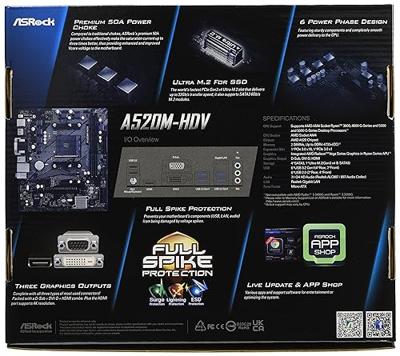 Moederbord AMD Asrock A520M-HDV