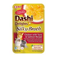 INABA CAT Dashi Delights Silky Broth Kip met Tonijn & Zalm - kattensnack - 40g - thumbnail