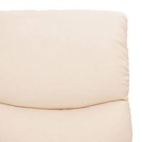 Sta-op-stoel stof crèmekleurig - thumbnail