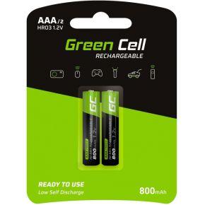 Green Cell HR03 Oplaadbare AAA batterij (potlood) NiMH 800 mAh 1.2 V 2 stuk(s)