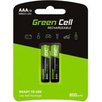 Green Cell HR03 Oplaadbare AAA batterij (potlood) NiMH 800 mAh 1.2 V 2 stuk(s) - thumbnail