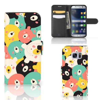 Samsung Galaxy S7 Leuk Hoesje Bears Samsung Galaxy S7 Leuk Hoesje Bears