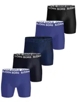 Bjorn Borg 5-pack heren boxershort - Sports Microfiber - XL - Blauw - Onderbroek heren heren heren heren heren heren heren heren heren heren heren - thumbnail