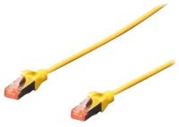 Digitus DK-1644-100/Y RJ45 Netwerkkabel, patchkabel CAT 6 S/FTP 10.00 m Geel Halogeenvrij, Verdraaide paren, Snagless, Vlambestendig 1 stuk(s) - thumbnail