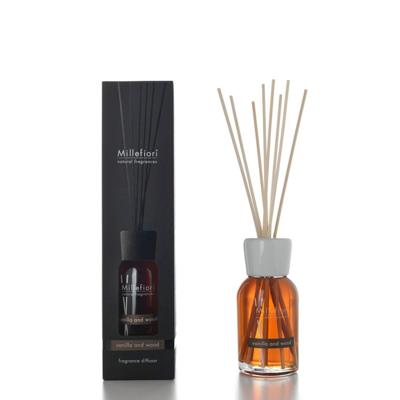 Millefiori Milano reed diffuser 100 ml vanilla & wood